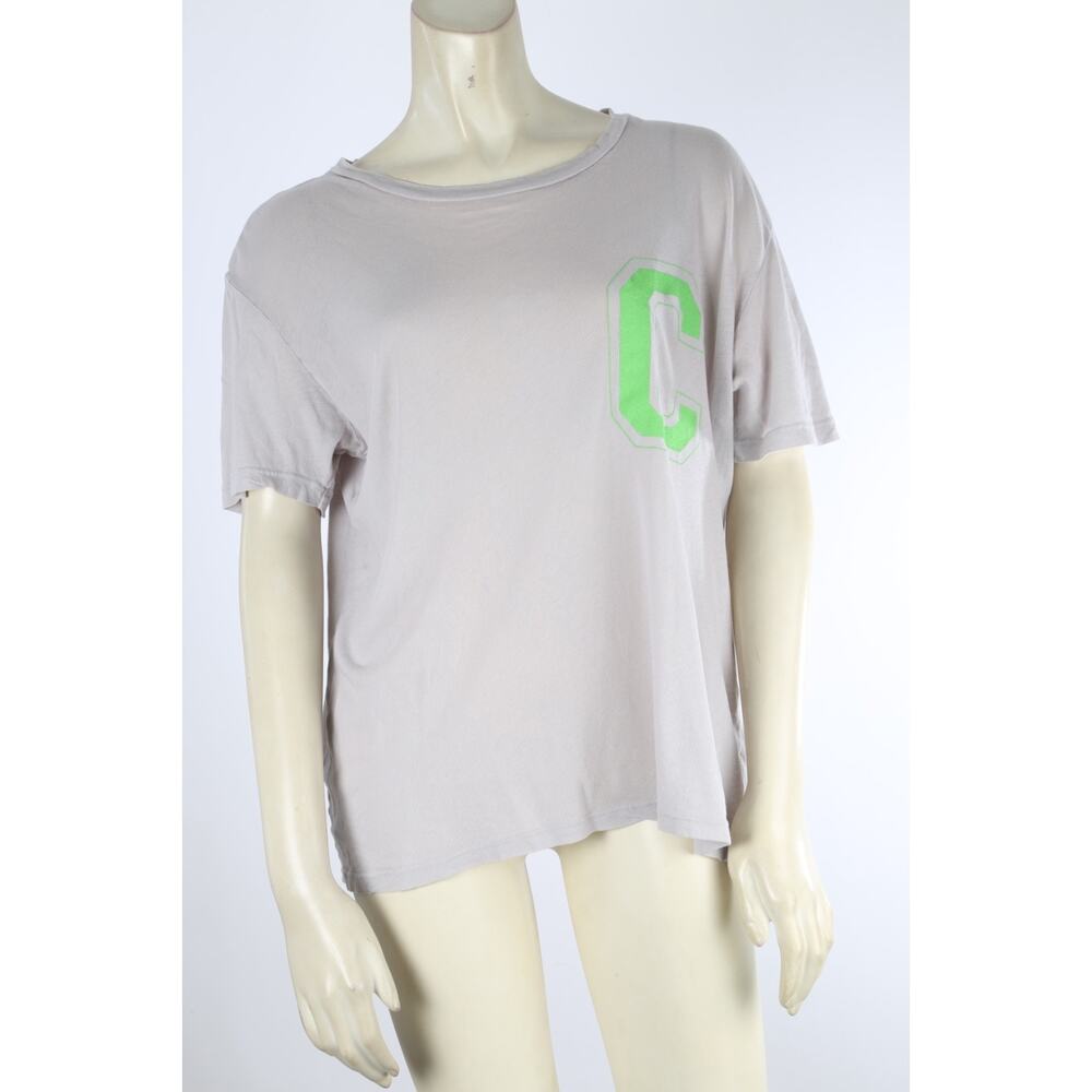 Cycle House T-Shirt Light Gray Short Sleeve C Logo Tee Size XS